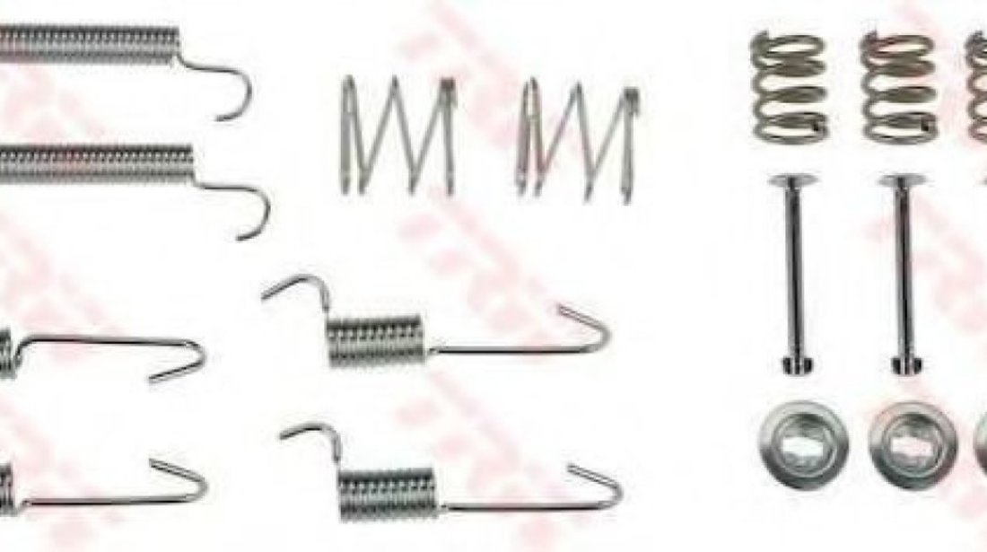 Set accesorii, sabot de frana HYUNDAI ACCENT III limuzina (MC) (2005 - 2010) TRW SFK430 piesa NOUA