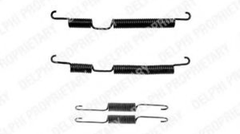 Set accesorii, sabot de frana HYUNDAI COUPE (RD) (1996 - 2002) DELPHI LY1309 piesa NOUA