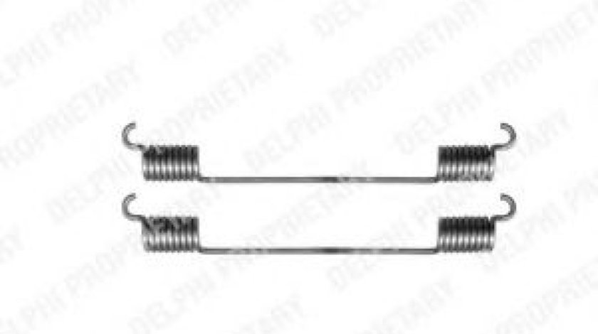 Set accesorii, sabot de frana LANCIA MUSA (350) (2004 - 2012) DELPHI LY1310 piesa NOUA