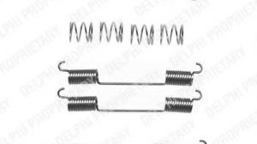 Set accesorii, sabot de frana LAND ROVER DISCOVERY II (LJ, LT) (1998 - 2004) DELPHI LY1322 piesa NOUA