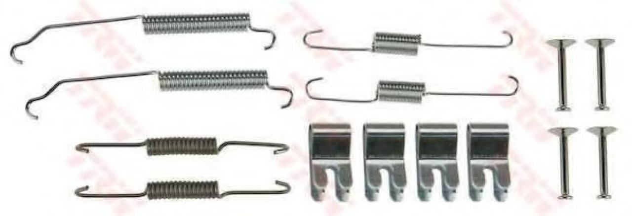 Set accesorii, sabot de frana MAZDA 2 (DE) (2007 - 2015) TRW SFK431 piesa NOUA