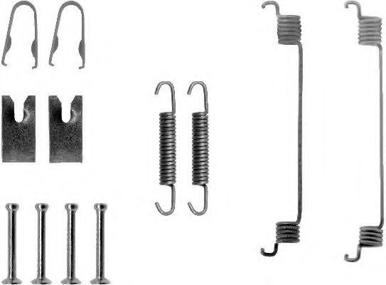 Set accesorii, sabot de frana MAZDA 2 (DY) (2003 - 2016) TEXTAR 97015500 piesa NOUA