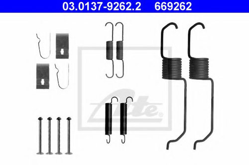 Set accesorii, sabot de frana MAZDA PREMACY (CP) (1999 - 2005) ATE 03.0137-9262.2 piesa NOUA
