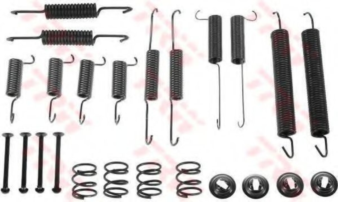 Set accesorii, sabot de frana MERCEDES SPRINTER 3,5-t caroserie (906) (2006 - 2016) TRW SFK237 piesa NOUA