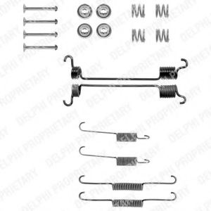 Set accesorii, sabot de frana NISSAN MICRA II (K11) (1992 - 2003) DELPHI LY1216 piesa NOUA