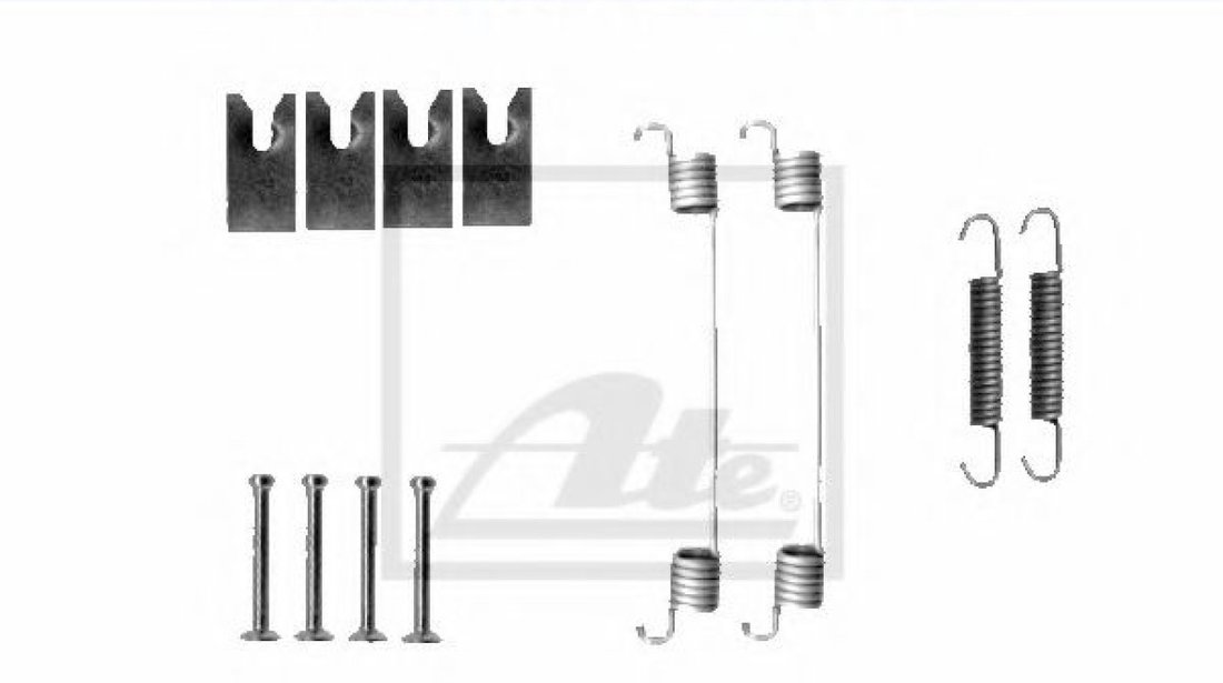 Set accesorii, sabot de frana NISSAN MICRA III (K12) (2003 - 2010) ATE 03.0137-9280.2 piesa NOUA