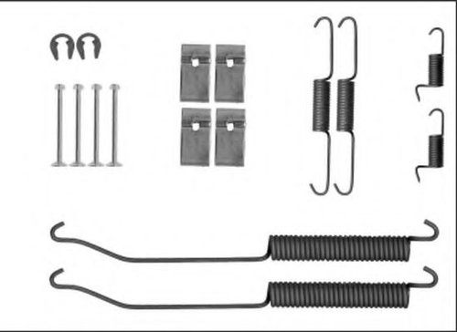Set accesorii, sabot de frana NISSAN NAVARA platou / sasiu (D40) (2008 - 2016) TEXTAR 97040300 piesa...