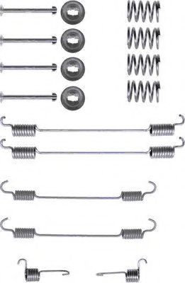 Set accesorii, sabot de frana NISSAN PRIMERA (P11) (1996 - 2001) TEXTAR 97010100 piesa NOUA