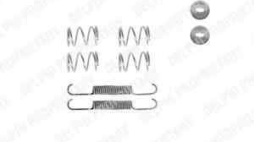 Set accesorii, sabot de frana OPEL ASCONA A (81_, 86_, 87_, 88_) DELPHI LY1001