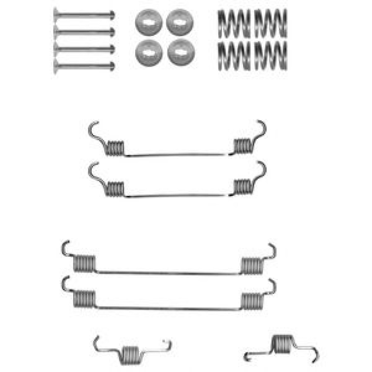 Set accesorii, sabot de frana PEUGEOT 108 (2014 - 2016) DELPHI LY1321 piesa NOUA