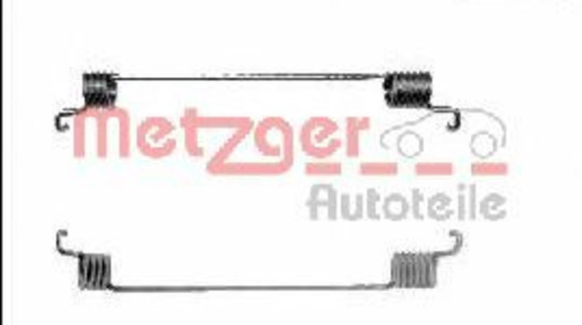 Set accesorii, sabot de frana PEUGEOT BIPPER Tepee (2008 - 2016) METZGER 105-0866 piesa NOUA