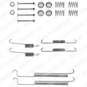 Set accesorii, sabot de frana PEUGEOT PARTNER (2008 - 2016) DELPHI LY1231 piesa NOUA