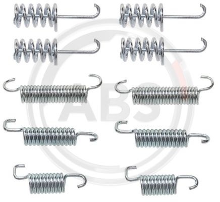 Set accesorii, sabot de frana puntea spate (0004Q ABS) MERCEDES-BENZ,VW