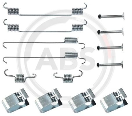 Set accesorii, sabot de frana puntea spate (0007Q ABS) NISSAN,SUZUKI