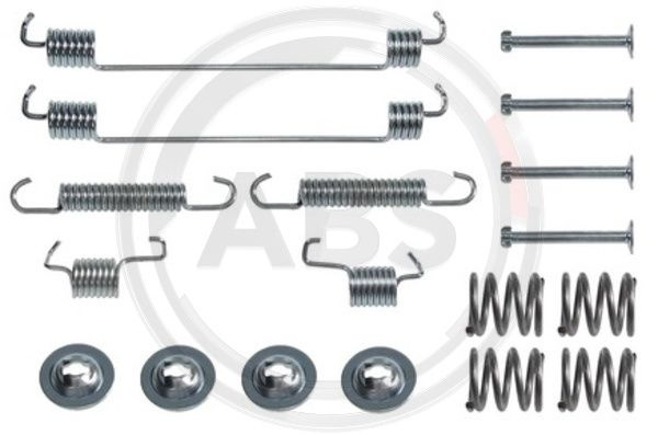 Set accesorii, sabot de frana puntea spate (0014Q ABS) FIAT