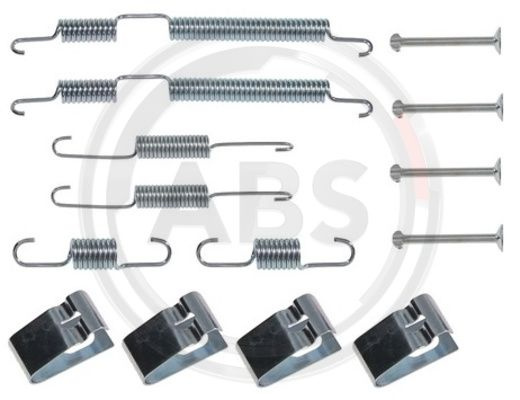 Set accesorii, sabot de frana puntea spate (0017Q ABS) HYUNDAI,OPEL