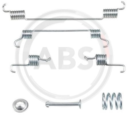 Set accesorii, sabot de frana puntea spate (0034Q ABS) FIAT,NISSAN,SUZUKI
