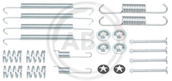 Set accesorii, sabot de frana puntea spate (0037Q ABS) SUZUKI