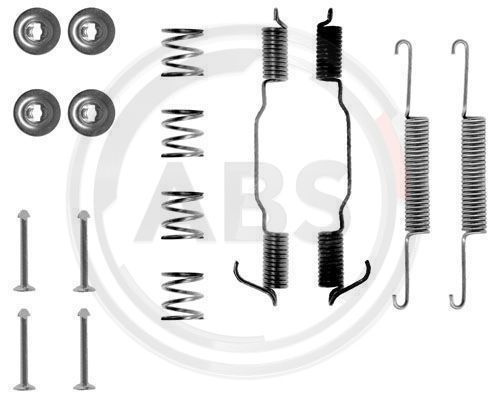 Set accesorii, sabot de frana puntea spate (0501Q ABS) SAAB