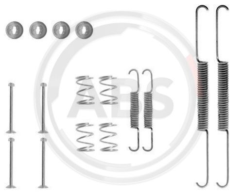 Set accesorii, sabot de frana puntea spate (0507Q ABS) OPEL,VAUXHALL