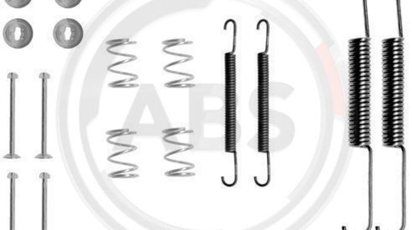 Set accesorii, sabot de frana puntea spate (0510Q ABS) BEDFORD,OPEL,VAUXHALL