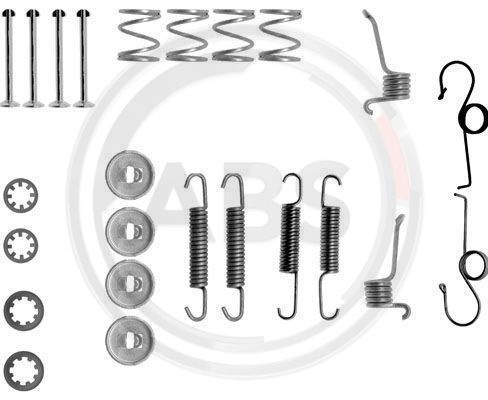 Set accesorii, sabot de frana puntea spate (0511Q ABS) FORD