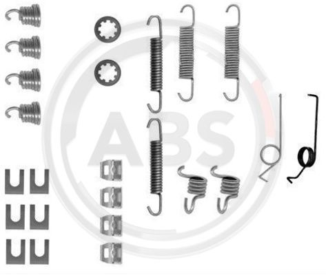 Set accesorii, sabot de frana puntea spate (0519Q ABS) FORD
