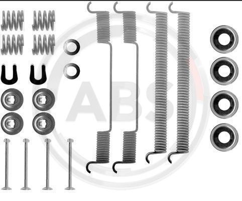 Set accesorii, sabot de frana puntea spate (0543Q ABS) NISSAN