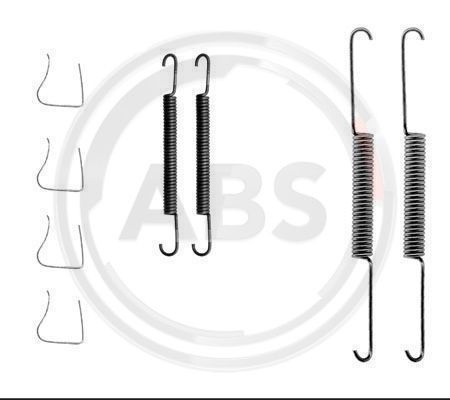 Set accesorii, sabot de frana puntea spate (0562Q ABS) OPEL,VAUXHALL