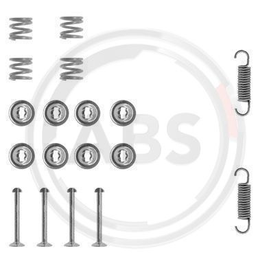 Set accesorii, sabot de frana puntea spate (0564Q ABS) MITSUBISHI