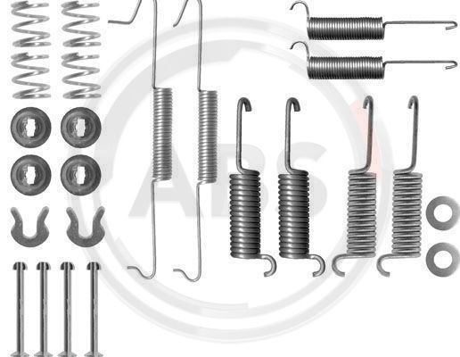 Set accesorii, sabot de frana puntea spate (0571Q ABS) VW