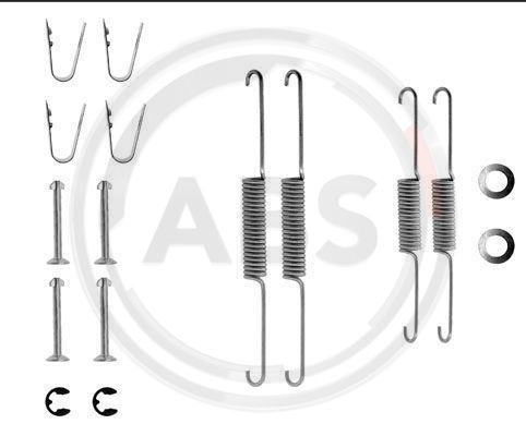 Set accesorii, sabot de frana puntea spate (0578Q ABS) MAZDA