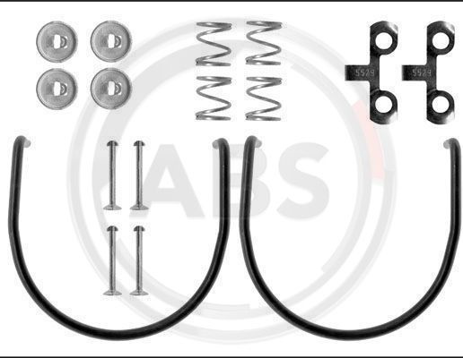 Set accesorii, sabot de frana puntea spate (0587Q ABS) Citroen