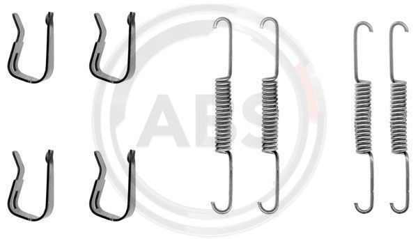 Set accesorii, sabot de frana puntea spate (0595Q ABS) RENAULT