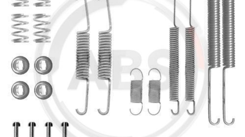 Set accesorii, sabot de frana puntea spate (0598Q ABS) AUDI,VW