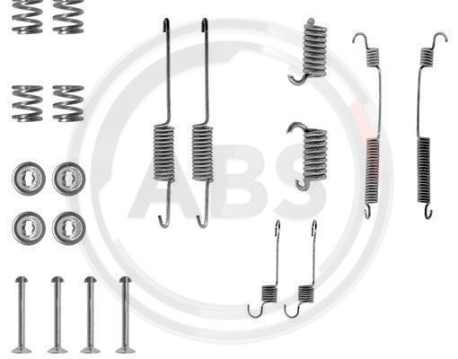 Set accesorii, sabot de frana puntea spate (0599Q ABS) FORD