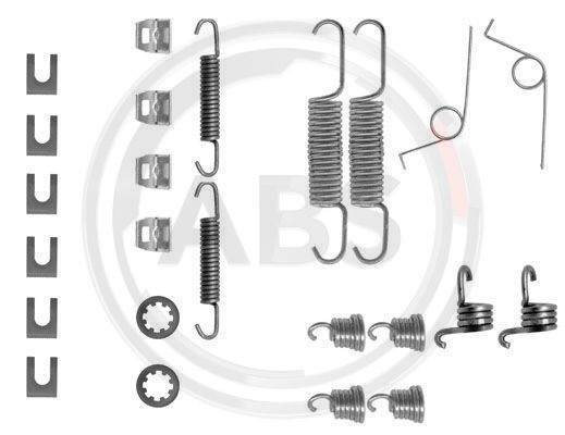 Set accesorii, sabot de frana puntea spate (0611Q ABS) PEUGEOT