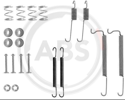 Set accesorii, sabot de frana puntea spate (0628Q ABS) OPEL,VAUXHALL