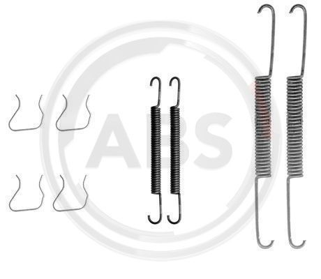 Set accesorii, sabot de frana puntea spate (0631Q ABS) OPEL,VAUXHALL