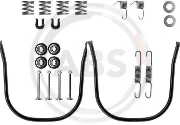 Set accesorii, sabot de frana puntea spate (0633Q ABS) ALFA ROMEO,NISSAN