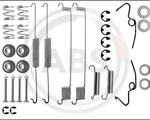 Set accesorii, sabot de frana puntea spate (0641Q ABS) FORD