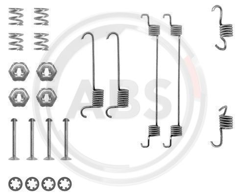 Set accesorii, sabot de frana puntea spate (0650Q ABS) Citroen,MEGA,PEUGEOT
