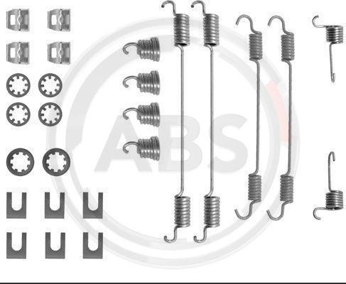 Set accesorii, sabot de frana puntea spate (0656Q ABS) PEUGEOT
