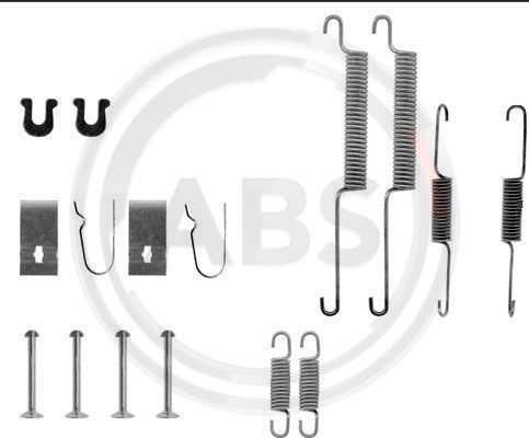Set accesorii, sabot de frana puntea spate (0668Q ABS) HONDA