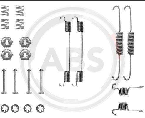Set accesorii, sabot de frana puntea spate (0674Q ABS) FORD