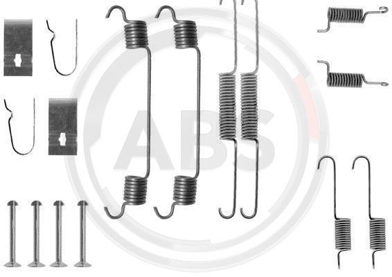 Set accesorii, sabot de frana puntea spate (0675Q ABS) MAZDA