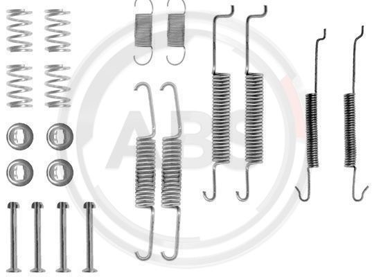 Set accesorii, sabot de frana puntea spate (0680Q ABS) AUDI,SEAT,SKODA,VW