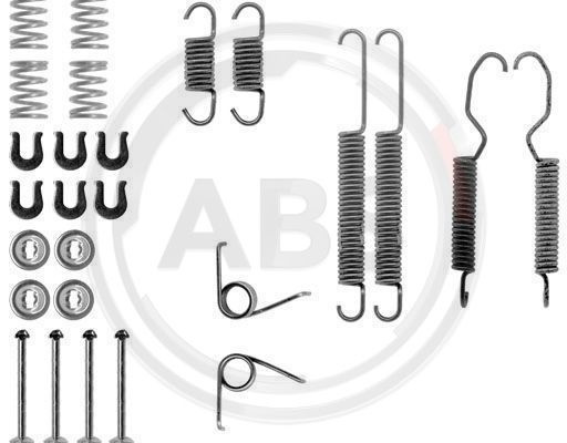 Set accesorii, sabot de frana puntea spate (0683Q ABS) MITSUBISHI
