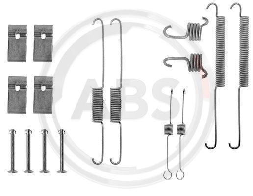 Set accesorii, sabot de frana puntea spate (0688Q ABS) FORD