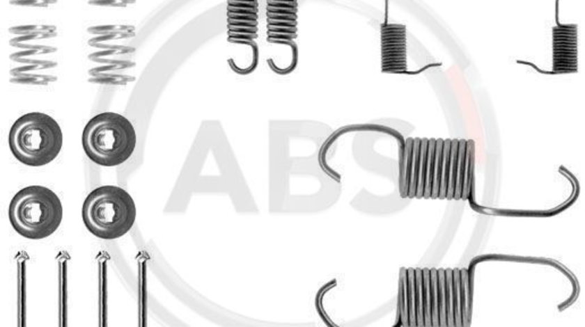 Set accesorii, sabot de frana puntea spate (0696Q ABS) MITSUBISHI